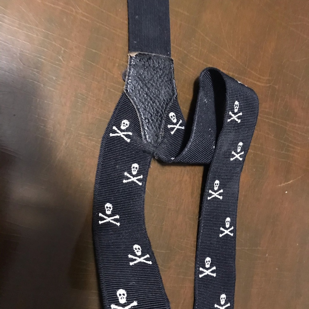 Thurston of London suspenders skull and bones